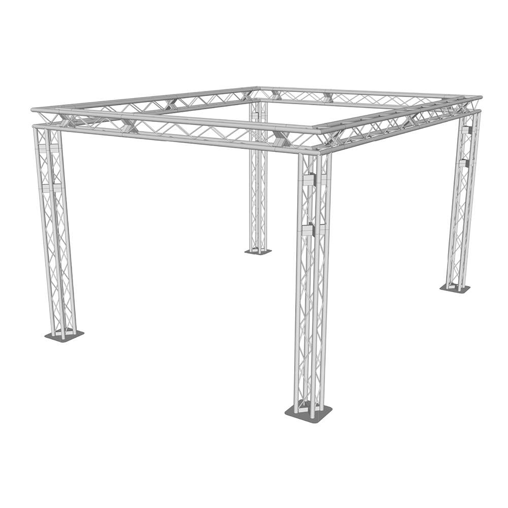 4x5x3m Aluminium Quad Truss Box System Stage Concepts