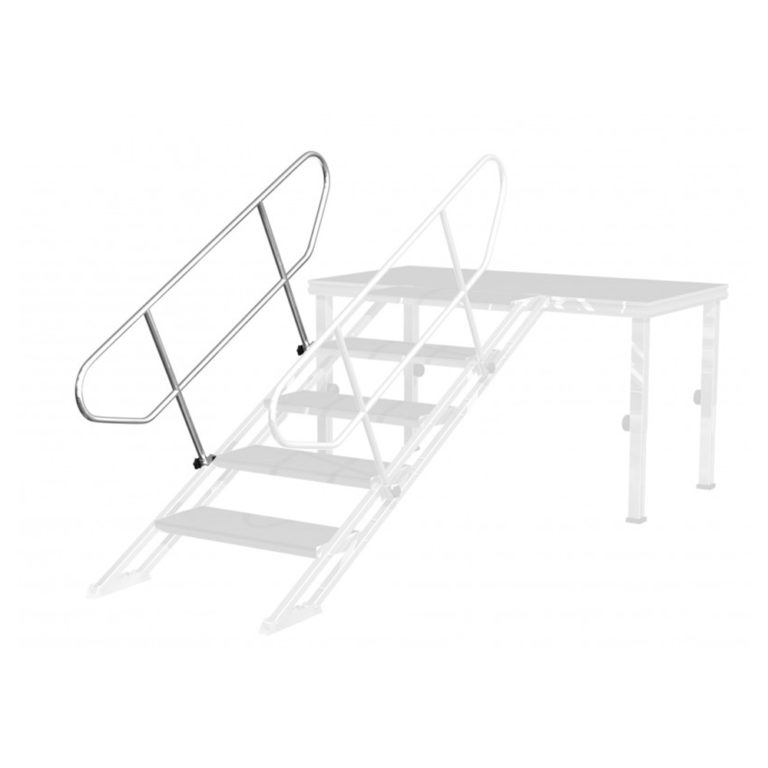 Alustage Aluminium Stage Step Handrail 1.4m - Stage Concepts