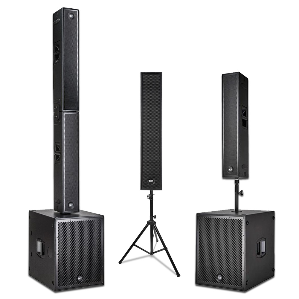 RCF NX L24A Active TwoWay Column Array Speaker Stage Concepts