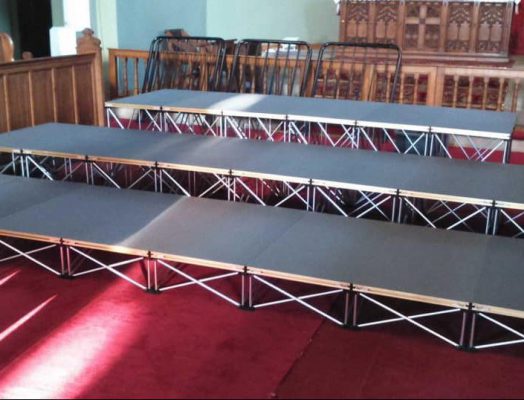 Riser Stage for Church Choir