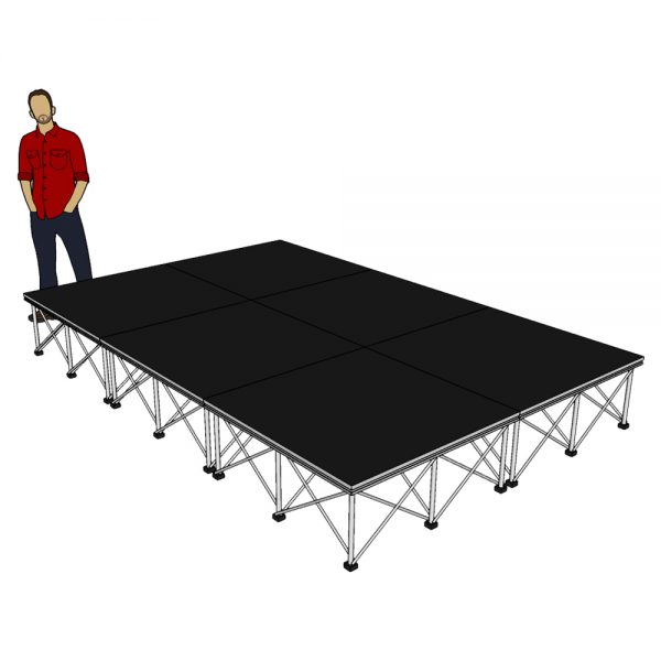 Portable Stage Package 3m x 2m x 40cm