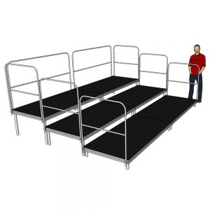 Tiered Stage Seating 4m x 3m