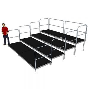 4m x 4m Tiered Seating System