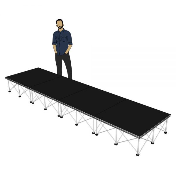 Portable Stage 4m x 1m x 400mm