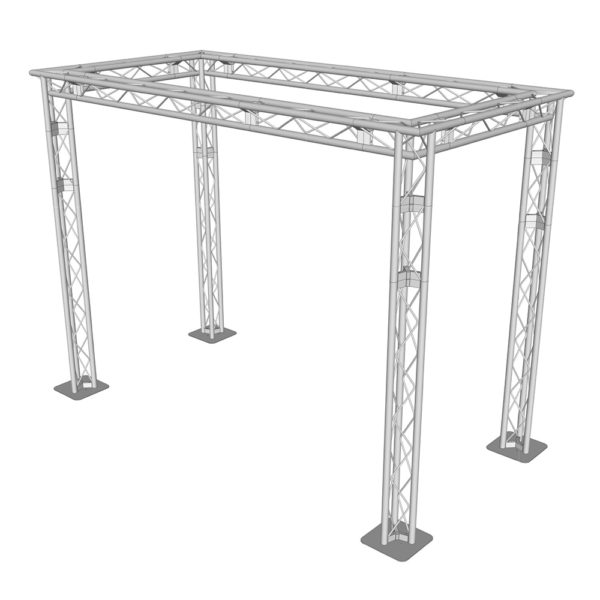 2m x 4m x 3m high Aluminium Truss System with Triangle Truss including all fittings