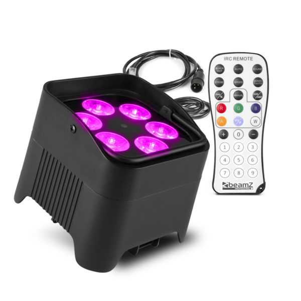 BeamZ BBP96S LED Battery Par Uplighter for Theatre Lighting and Events