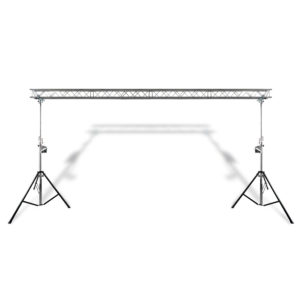 6m Deco Aluminium Truss with a pair of Winch Stands
