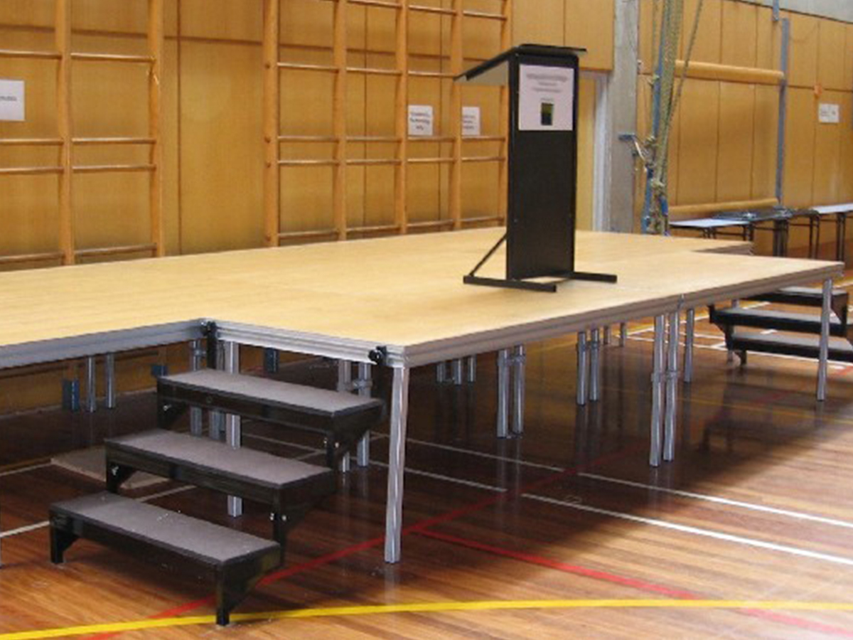 Portable Stage for School Assembly