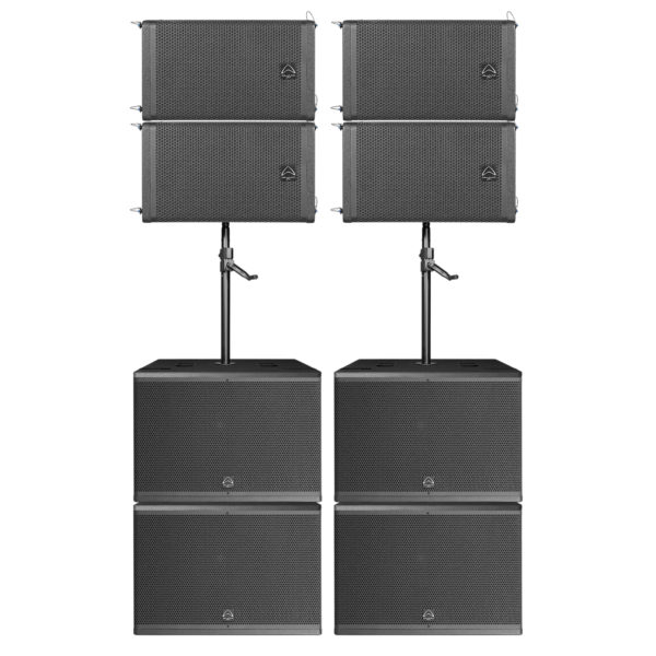 Wharfedale WLA-1A Active Line Array System Package 3 (Ground Stack)