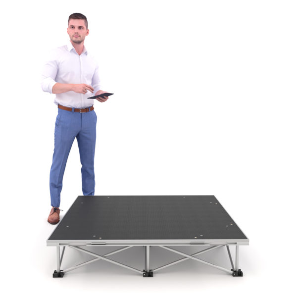 PD RD750 1m x 1m x 20cm Portable Stage Platform Riser System