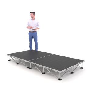 PD RD750 2m x 1m x 20cm Portable Stage Platform  Riser System