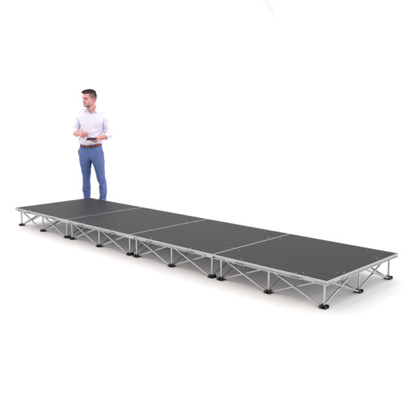 PD RD750 4m x 1m x 20cm Portable Stage Platform  Riser System