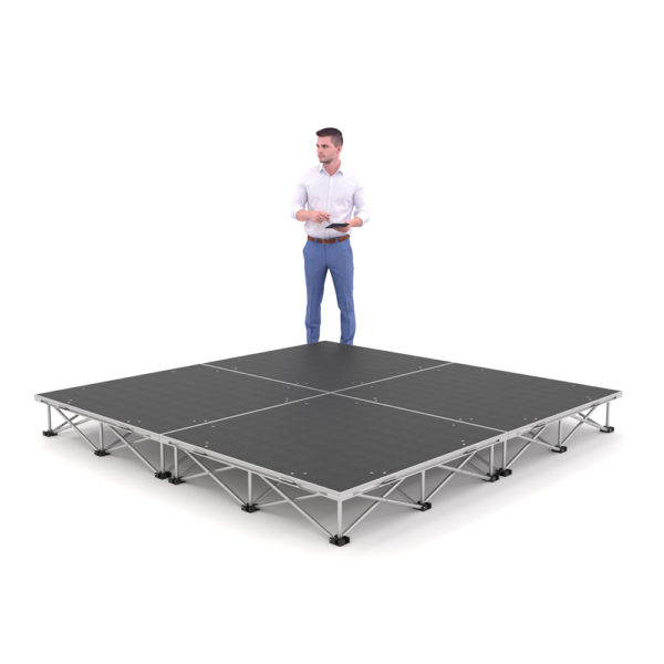 PD RD750 2m x 2m x 20cm Portable Stage Platform  Riser System