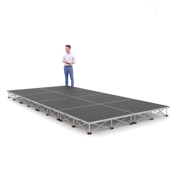 PD RD750 4m x 2m x 20cm Portable Stage Platform  Riser System