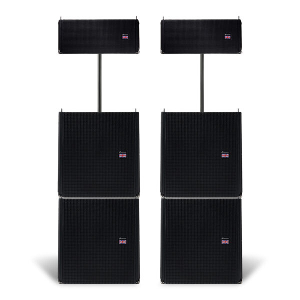 Studiomaster V6A Active Line Array System with Pole Mount